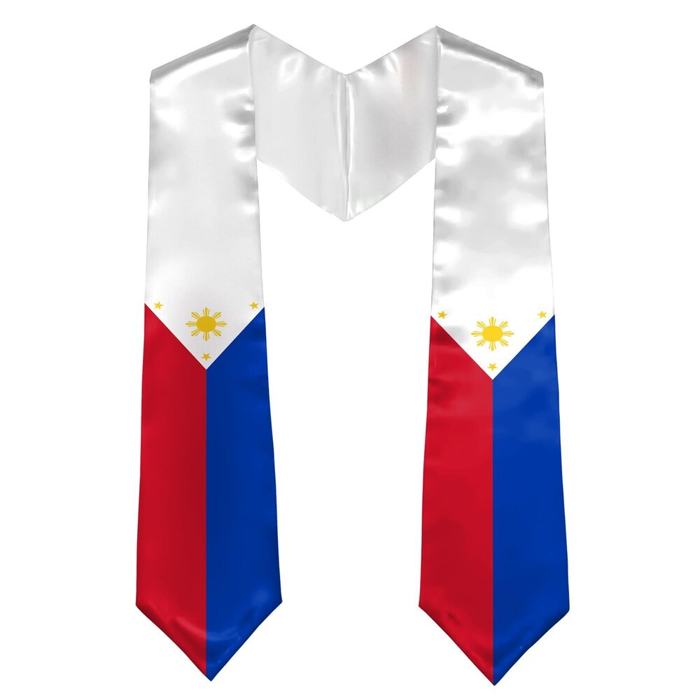 6167 Philippines Flag Graduation Stole,Graduation Sash Class of 2025